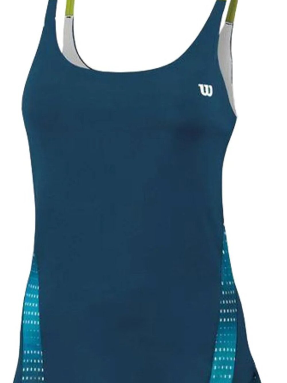 Wilson Tennis Dress Teal White Perforated, Size M